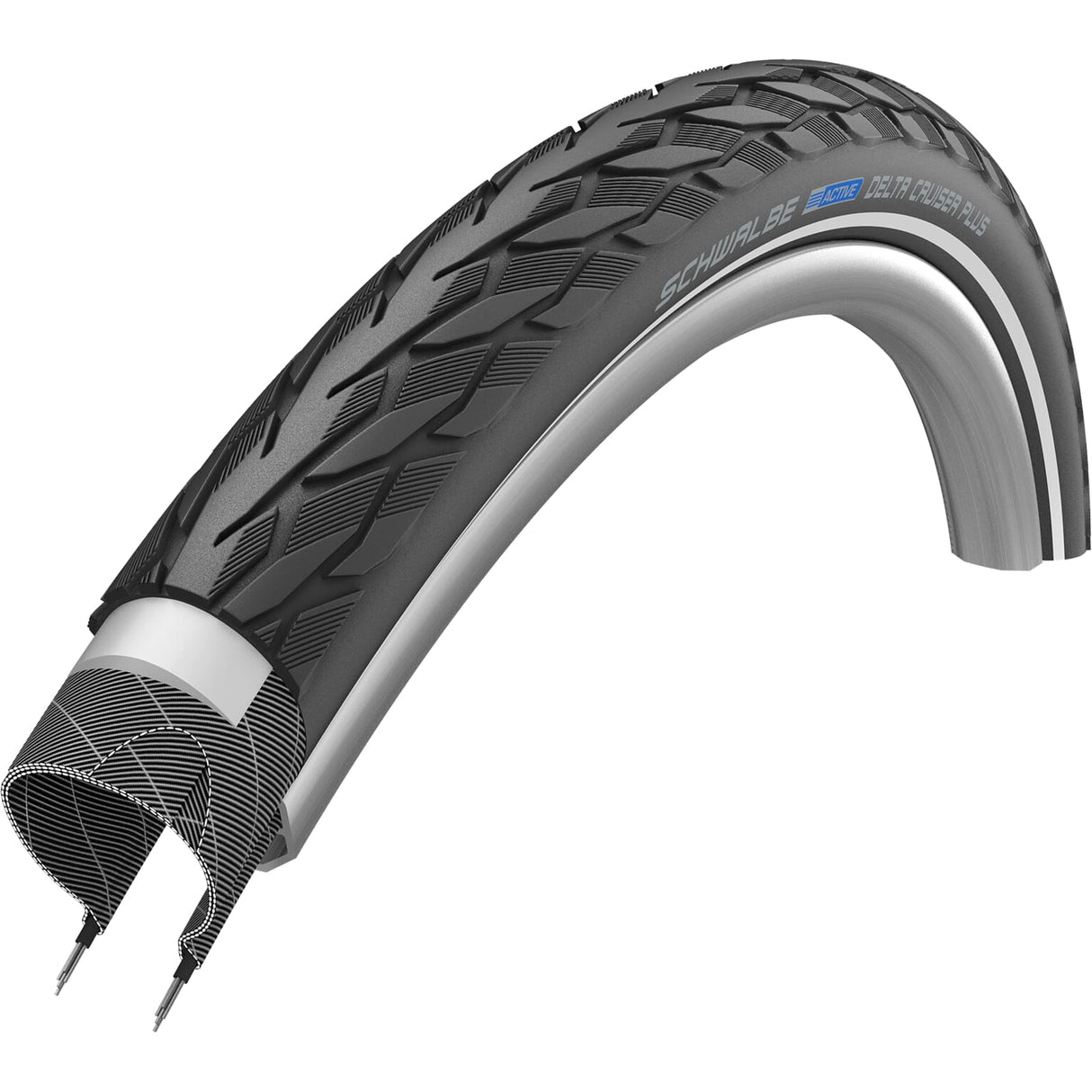 Schwalbe Buitenband Cruiser Plus 20 x 1.75 zw refl