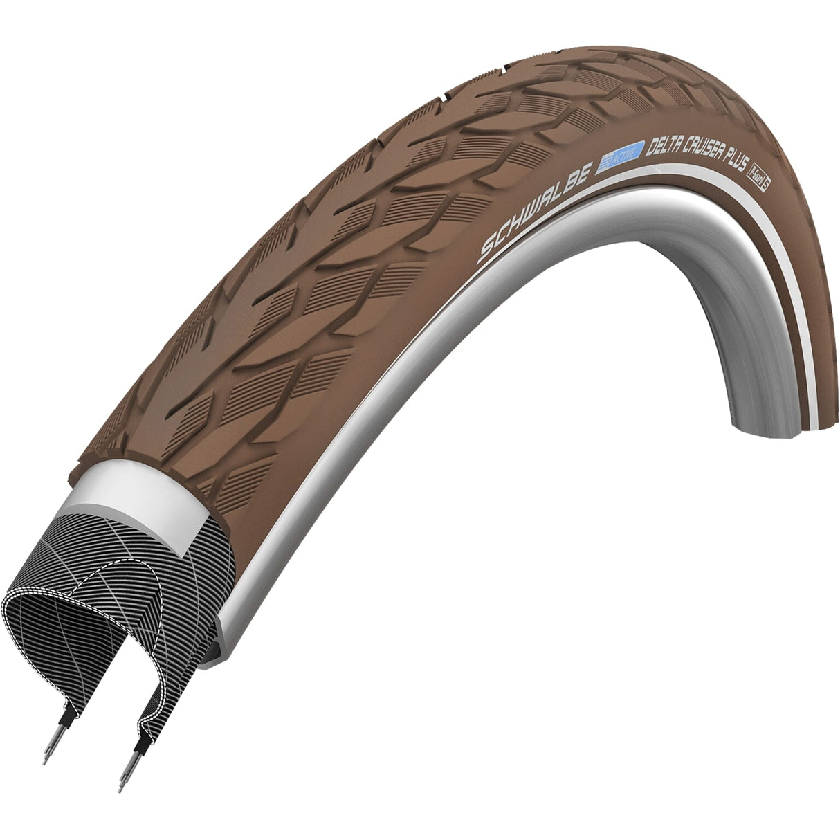 Schwalbe pnevmatika 28x1 5 8x1 3 8 (37-622) Delta Cruiser Bruin Reflex