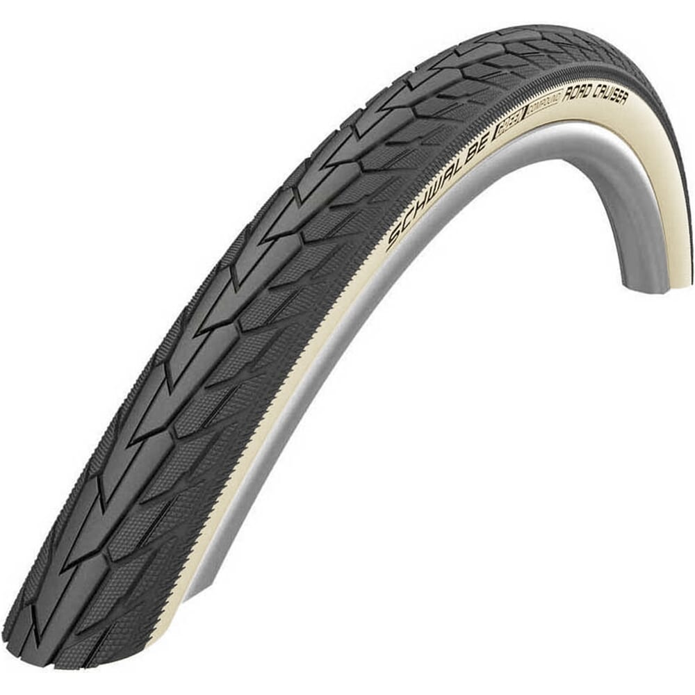 Schwalbe Road Cruiser 47-622 (28x1.75) Black White Reflex