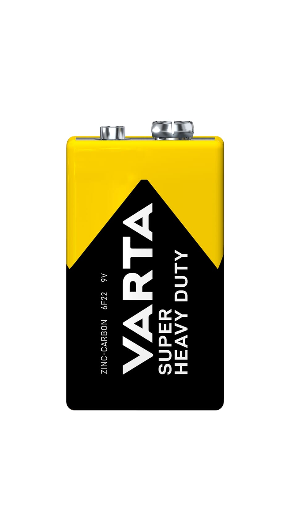 Varta Superlife 9v. Zinc carbon. each. (Hanging package)