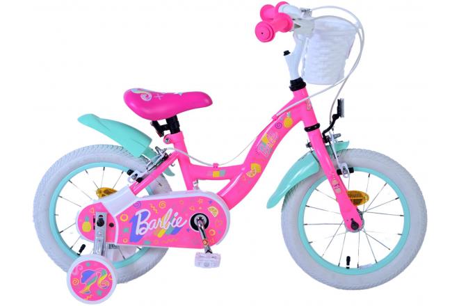 Barbie Kinderfiets Meisjes 14 inch Roze Twee handremmen