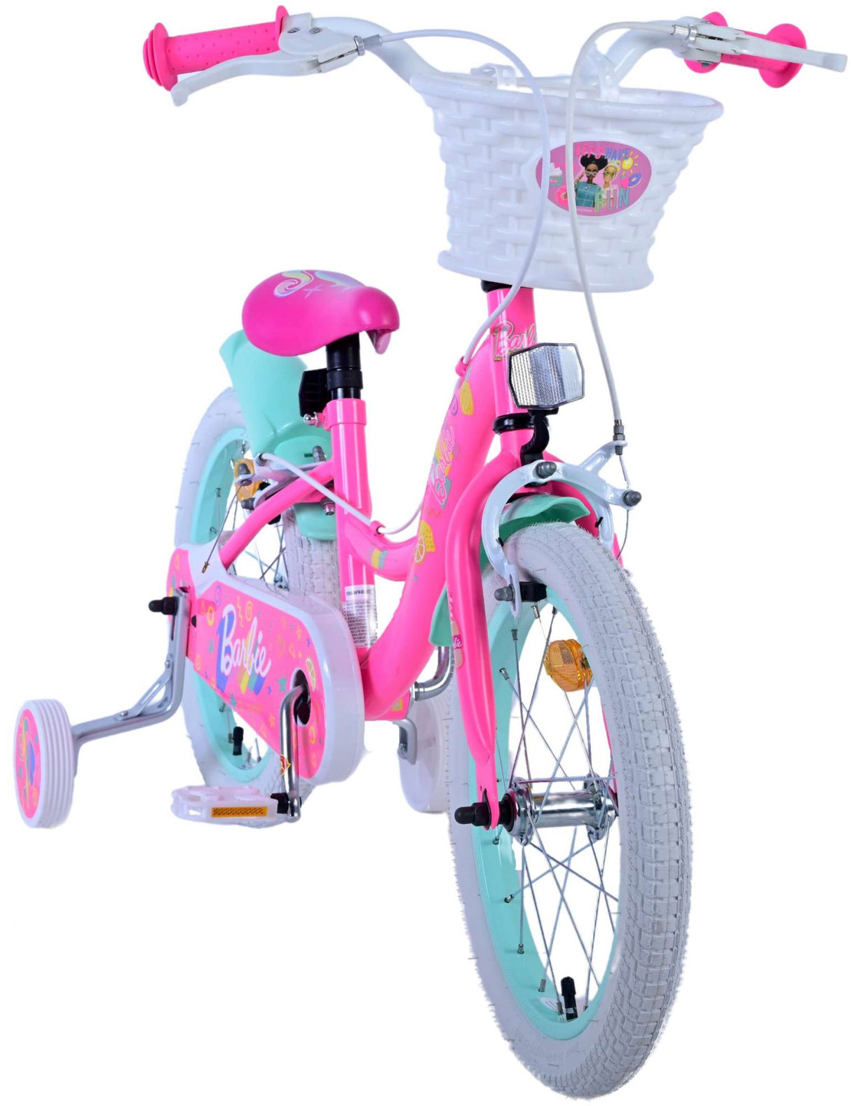 Barbie Children's Bike Girls de 16 pulgadas Pink Dos manos de dos manos