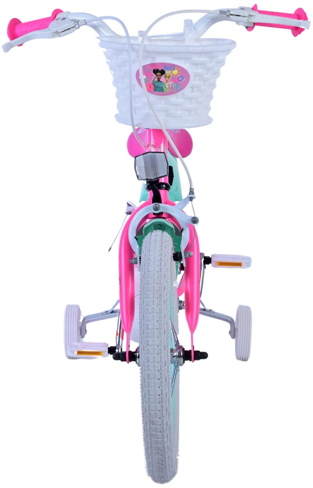 Barbie Kanner Bike Meedercher 16 Zoll rosa zwee Handbremsen