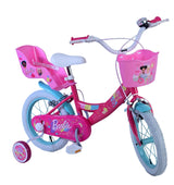 Barbie Kanner vum Barbie's Bike Meedercher 14 Zoll rosa zwee Handbremsen