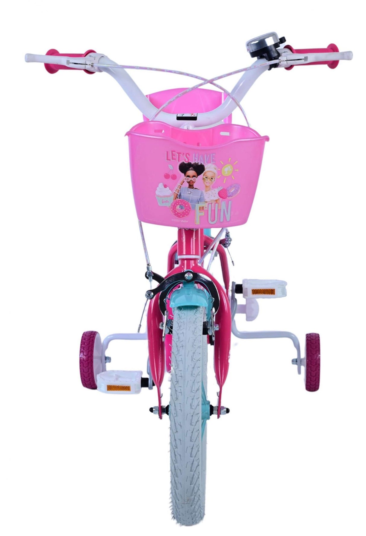 Bike Girls per bambini Barbie da 14 pollici freni a due mani