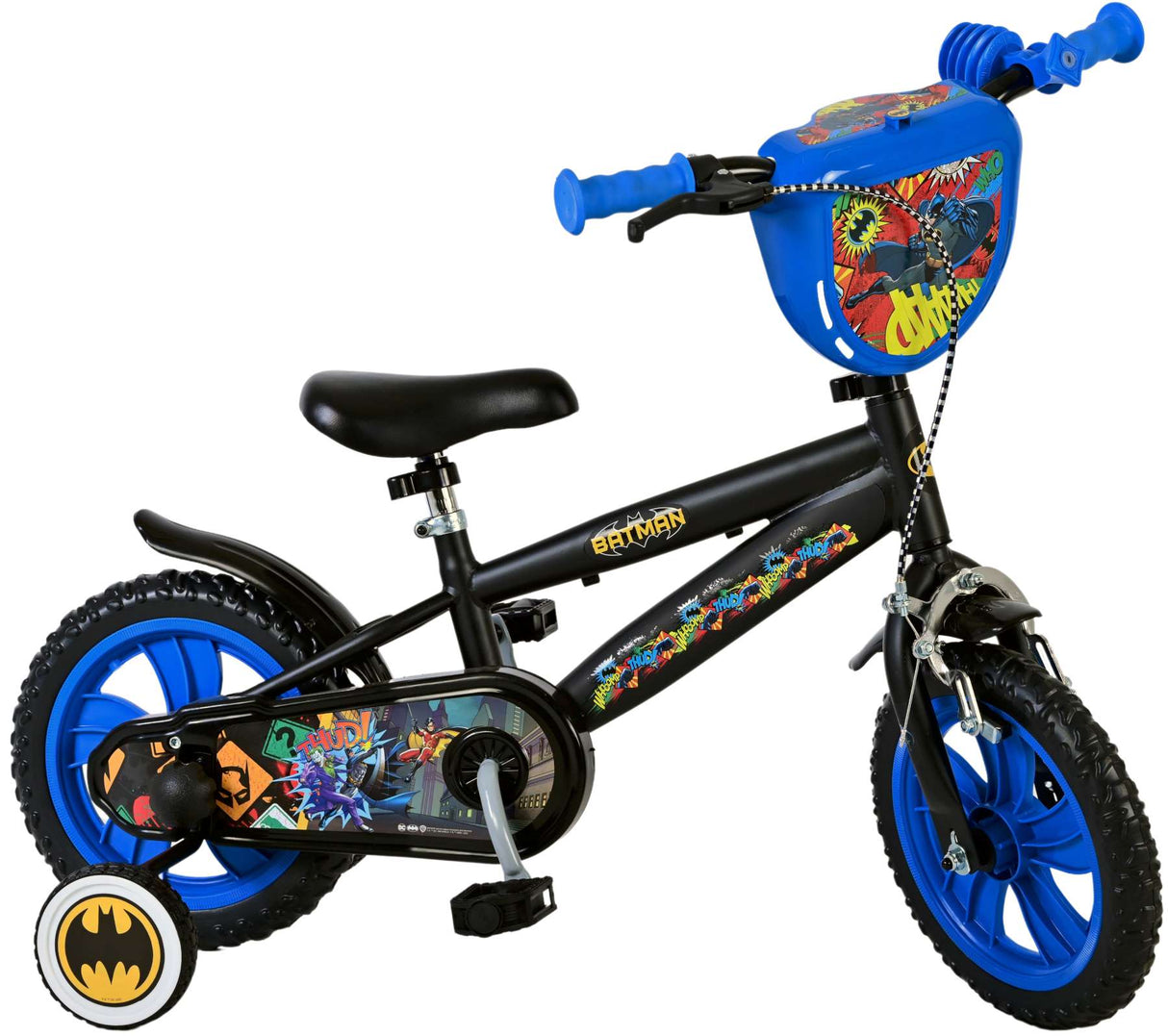 Batman Children's Bike - pojkar - 12 tum - svart