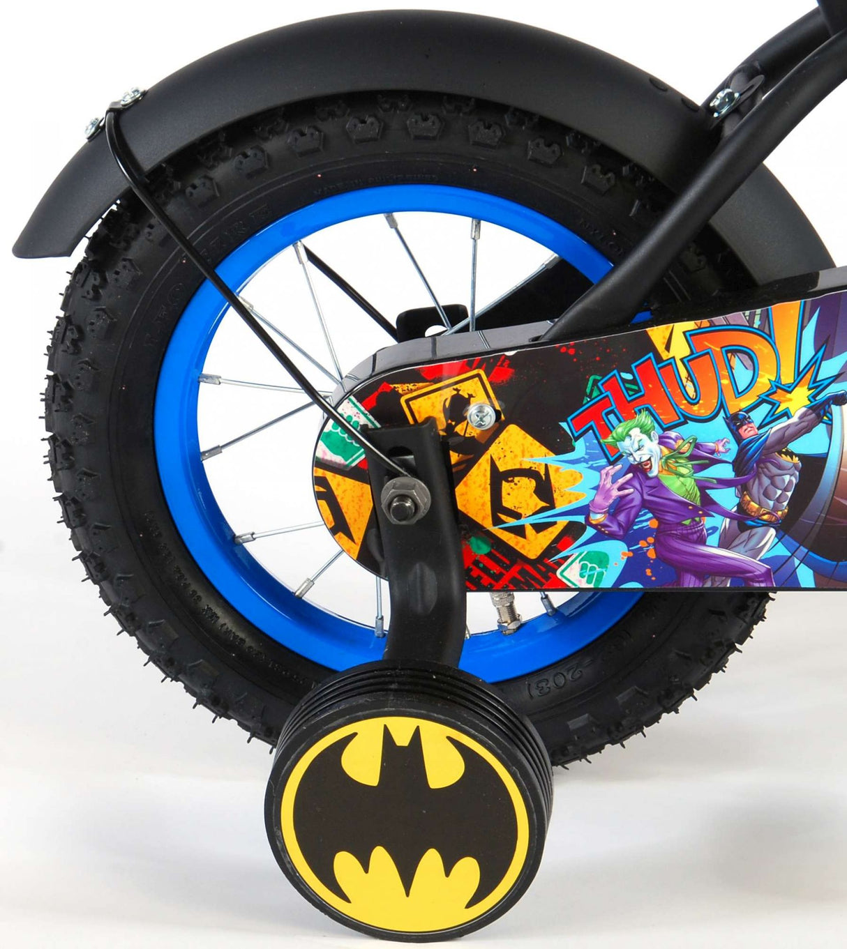 Bicycle d'enfants 12 Batman - Jaune noir