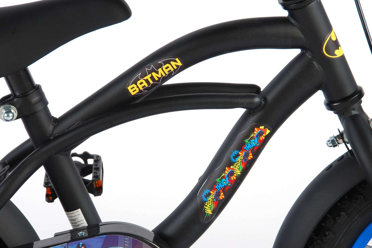 BATMAN Kinderfiets 12 zwart geel