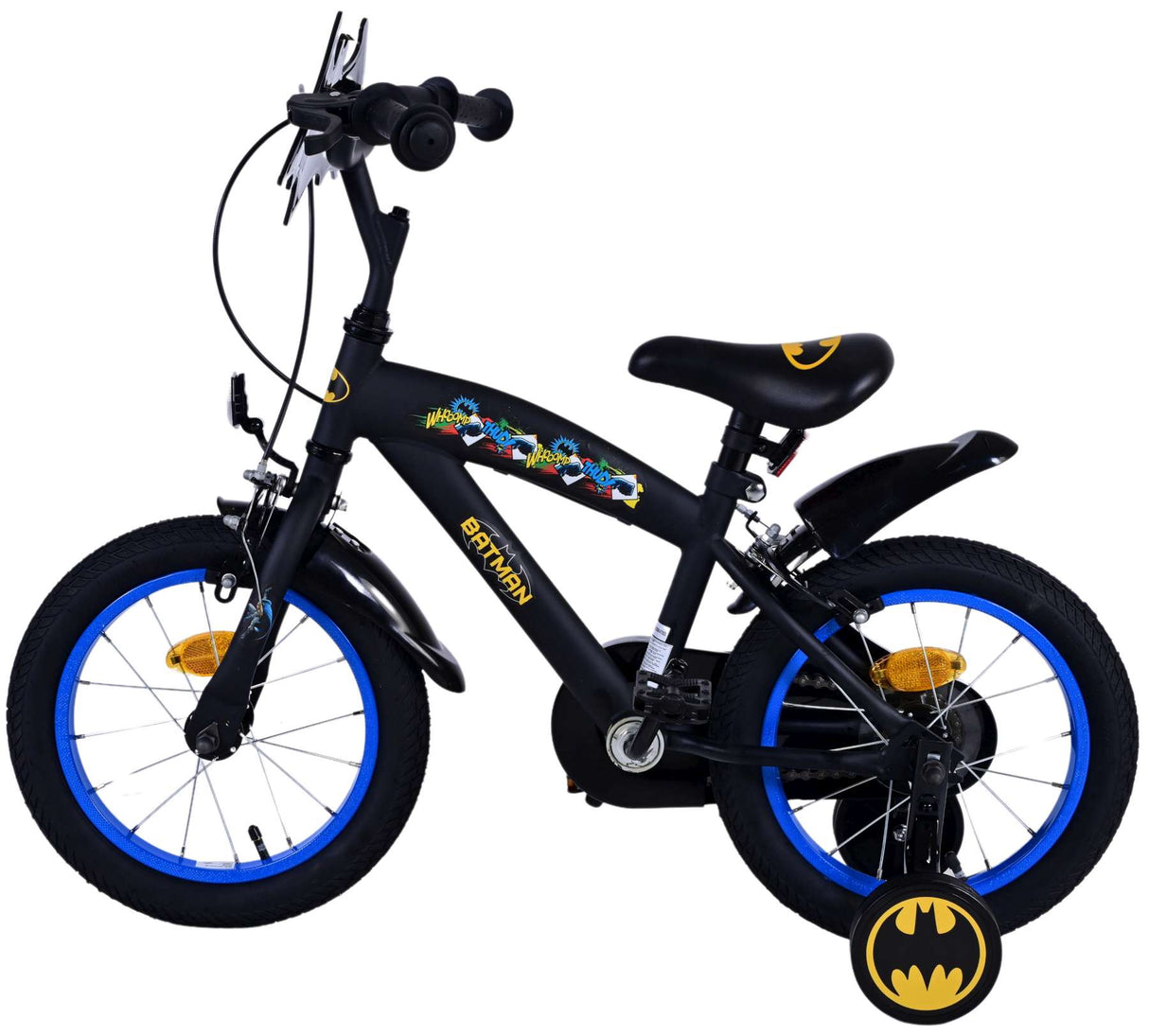 Batman Kinderfiets Jongens 14 inch Zwart Twee handremmen