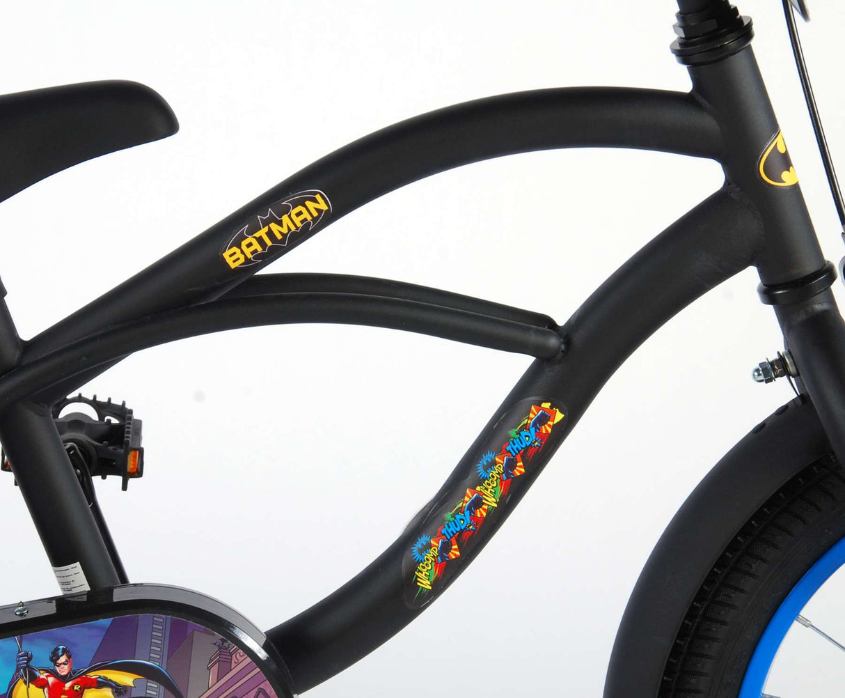 Kinderrad 16 Zoll Batman - Schwarz