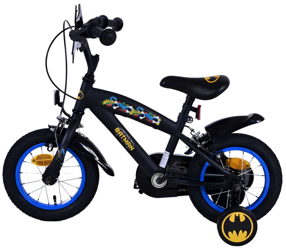 Batman Children's Bike Boys 12 pouces Black deux freins à main