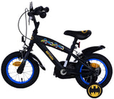 Batman Children's Bike Boys 12 -calowe Czarne dwa hamulce ręczne