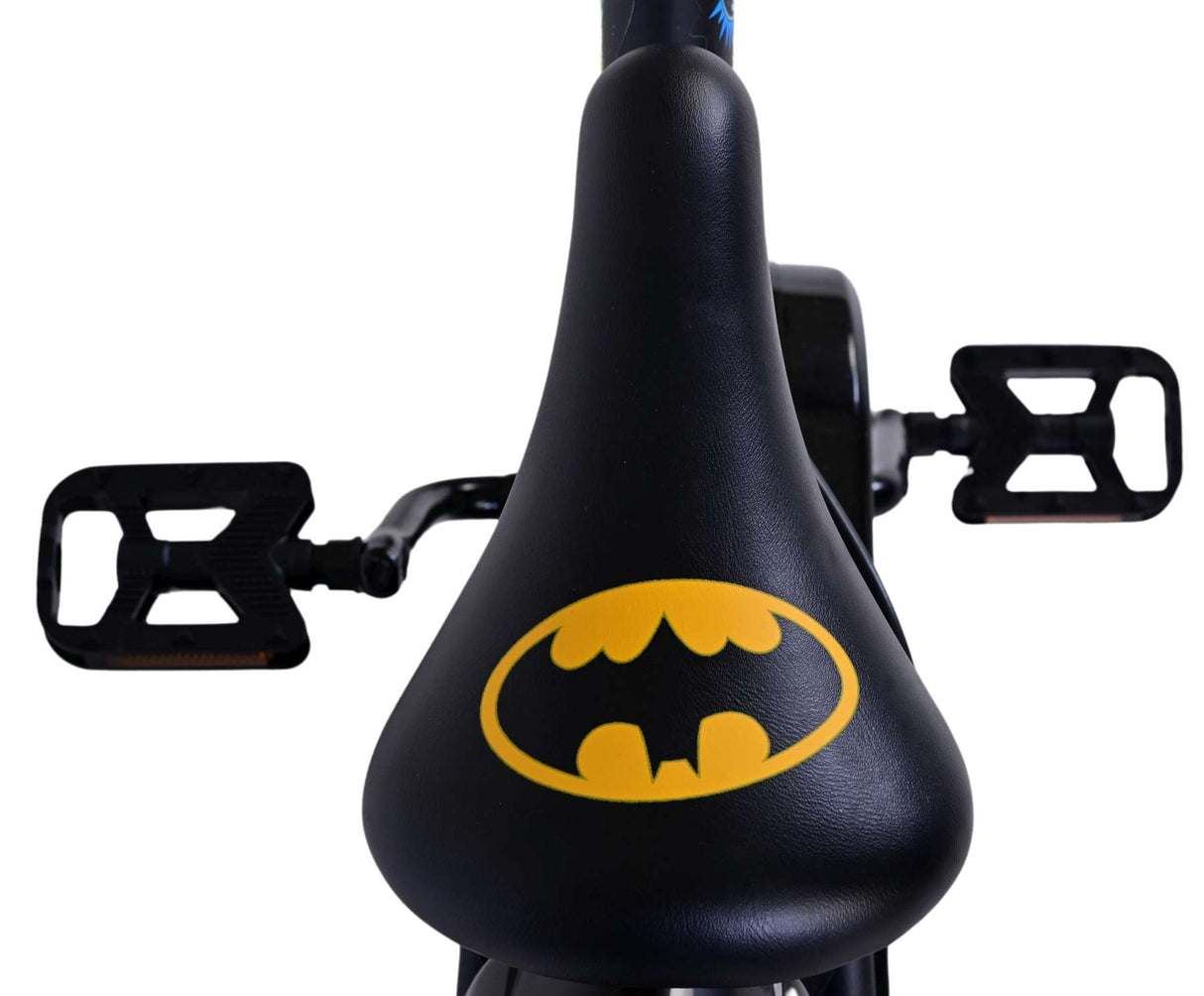 Batman Children's Bike Boys 16 palcové černé dva ruční brzdy