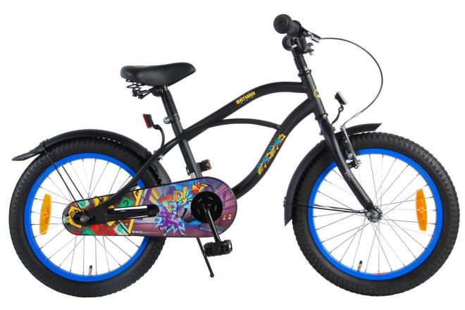 Batman Children's Bike Boys da 18 pollici neri