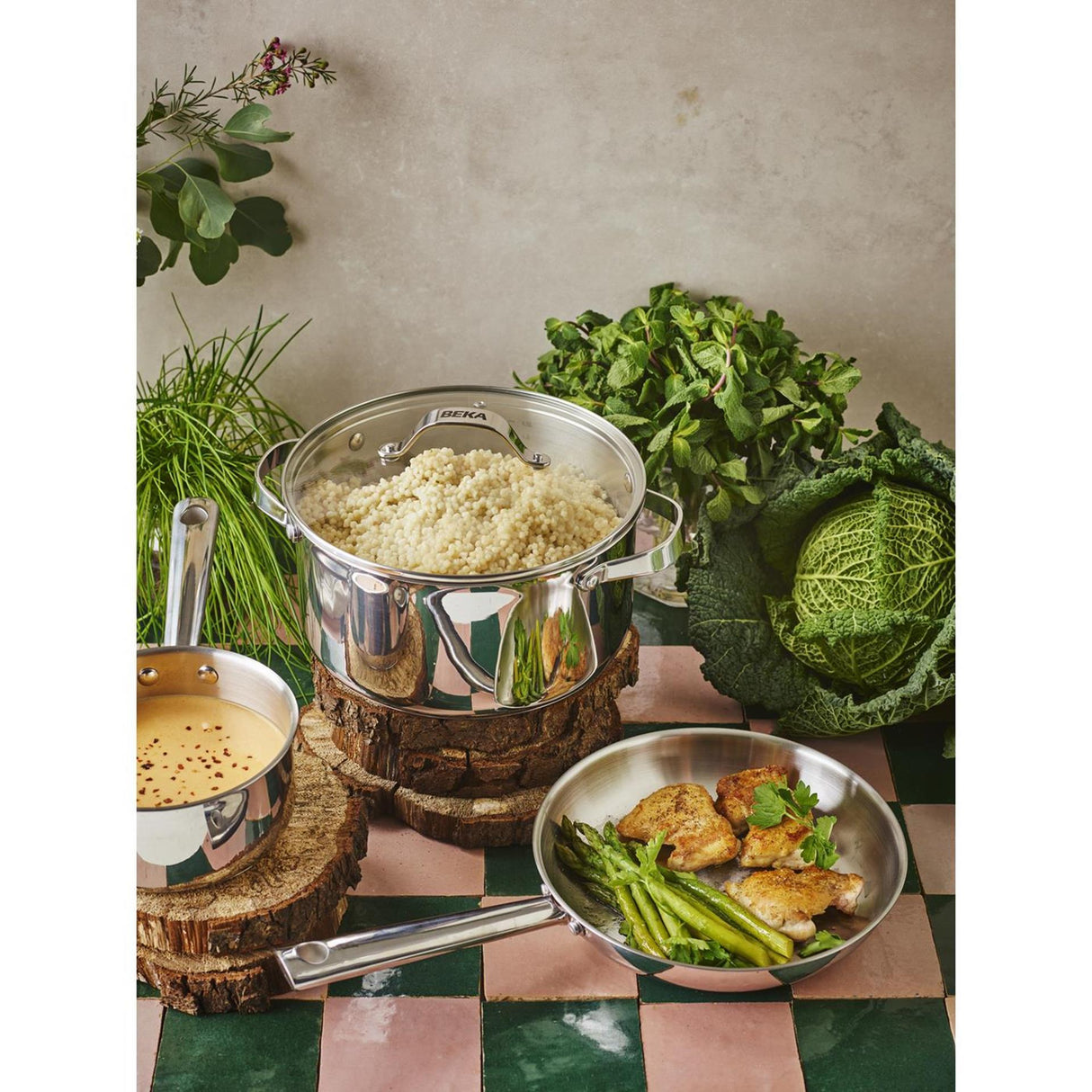 Beka cicla cooking pan with lid 24cm