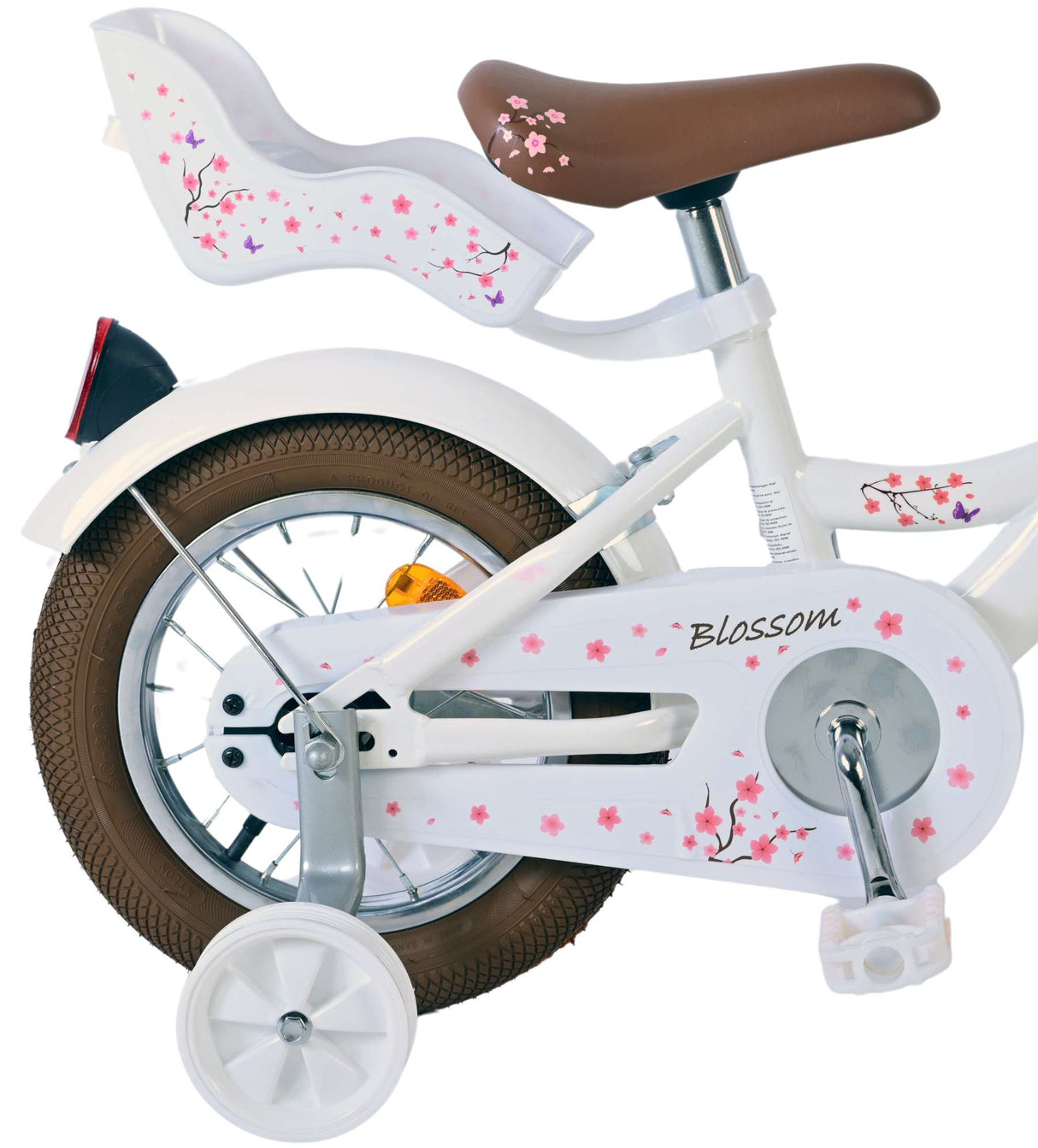 Volare Blossom Kinderfiets Meisjes 12 inch Wit