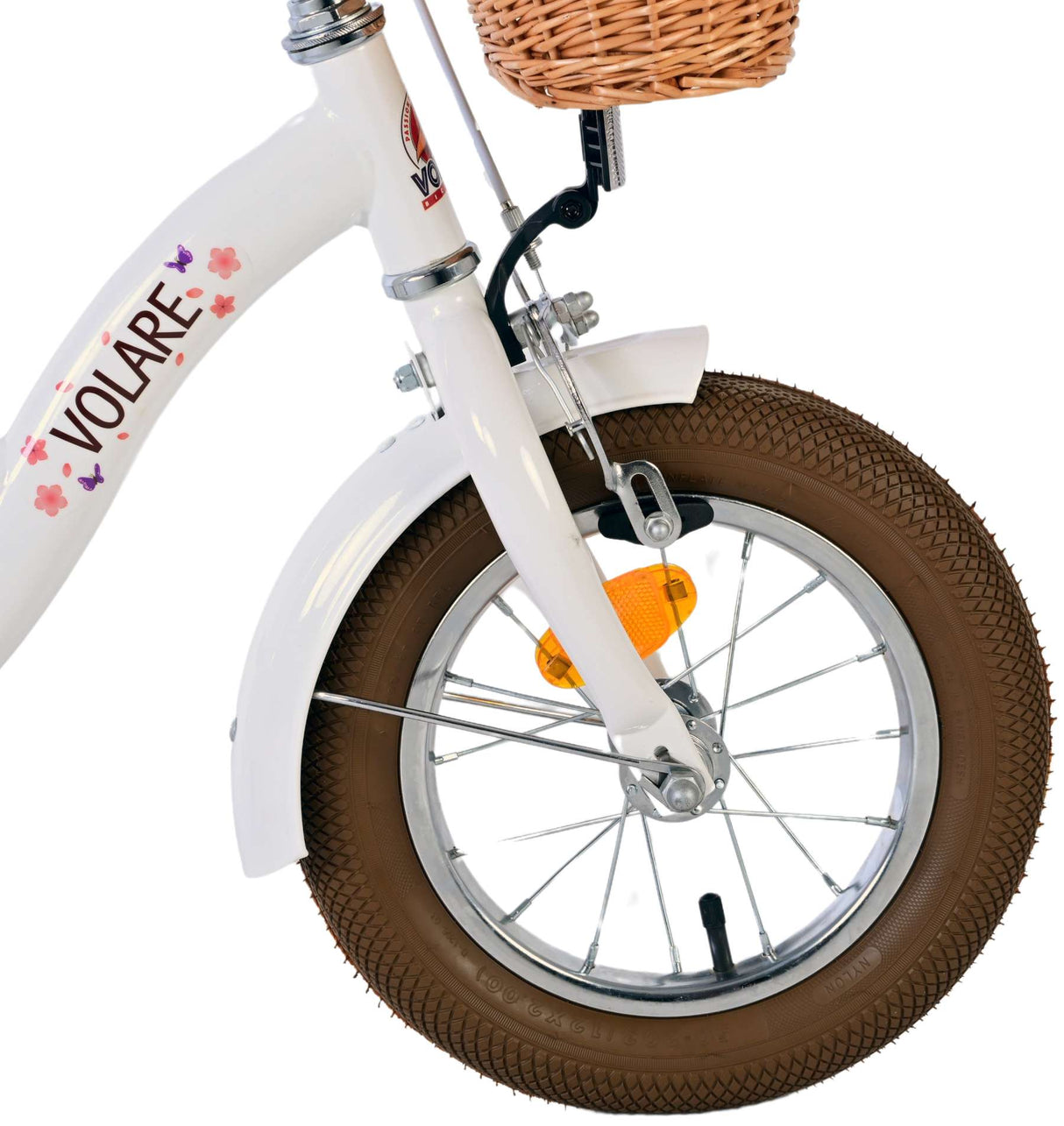 Volare Blossom Kinderfiets Meisjes 12 inch Wit