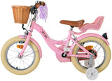 Volare Blossom Children's Bike Girls 14 pouces rose deux freins à main