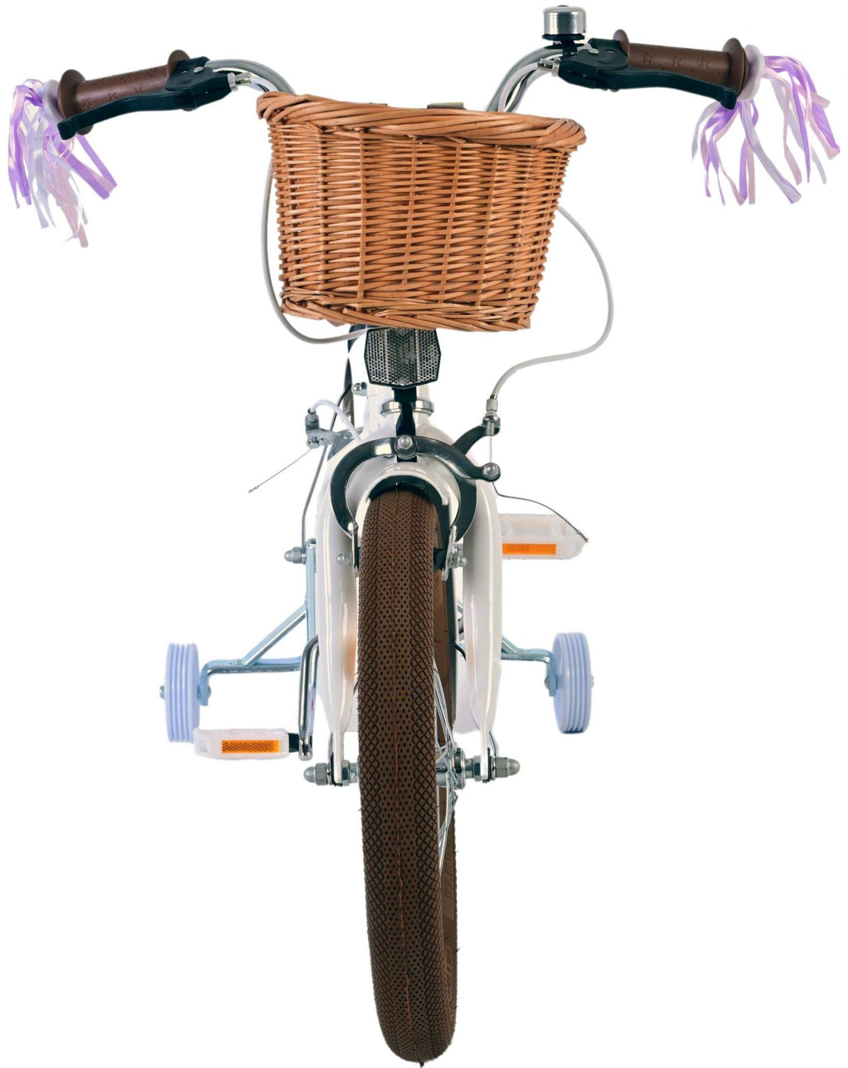 Volare Blossom Kinderfiets Meisjes 16 inch Wit Twee Handremmen