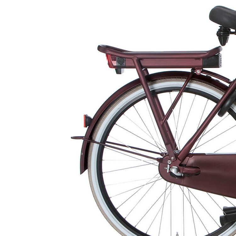 Cortina Mudguard rear 28 E-U4 teak brown matt