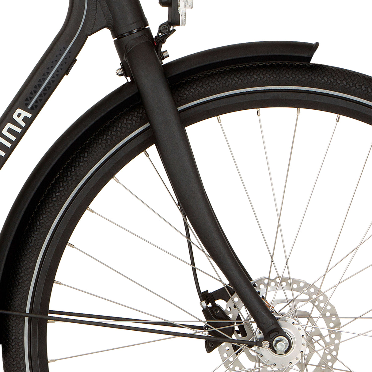 Cortina front fork E-Foss MM diamond black matt