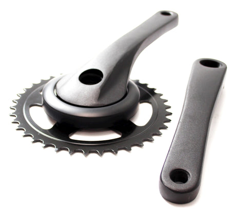 Cortina Crankstel 38T Black Matt