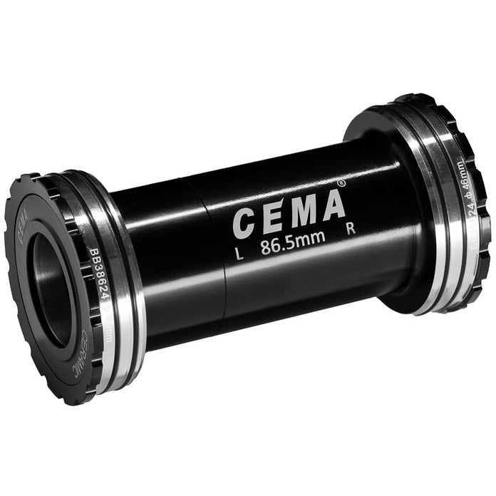 CEMA BRACKETAS BB386 SHIMANO SG3 Belagt keramisk svart