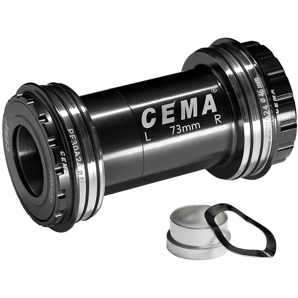 CEMA Bracketas PF30A SRAM GXP SG3 Coated Ceramic Black