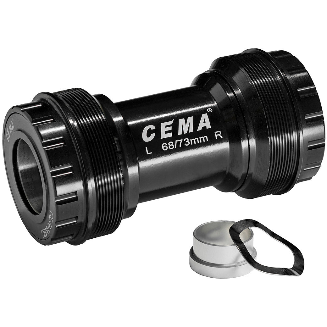 Cema bracketas t47 sram gxp sg3 coated keramisch zwart