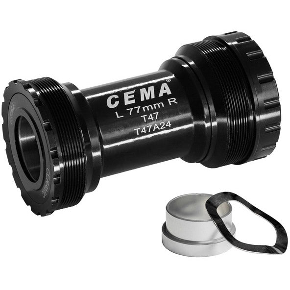 CEMA BRACKETAS T47A SRAM GXP SG3 Belagt keramisk svart