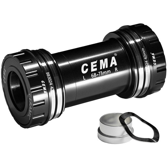 CEMA -konsolas BB30 SRAM GXP SG3 belagd keramisk svart