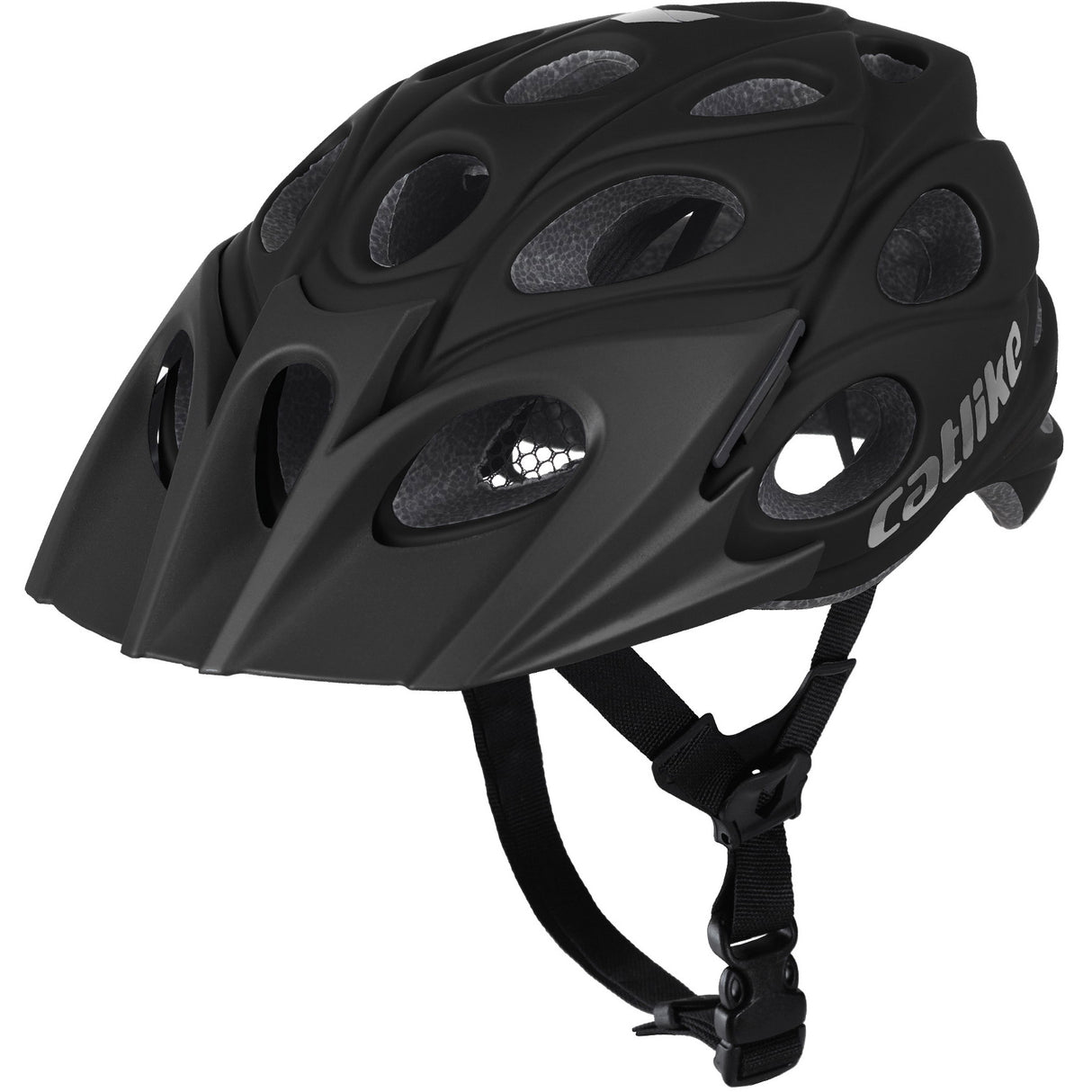 BUZAGLO MTB Helm Foglia dimensione della foglia L 58-60 cm Black di carbonio