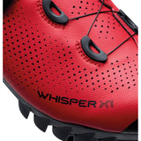 BUZAGLO MTB Zapatos Whisper X1 MTB Tamaño de nylon 41 Rojo