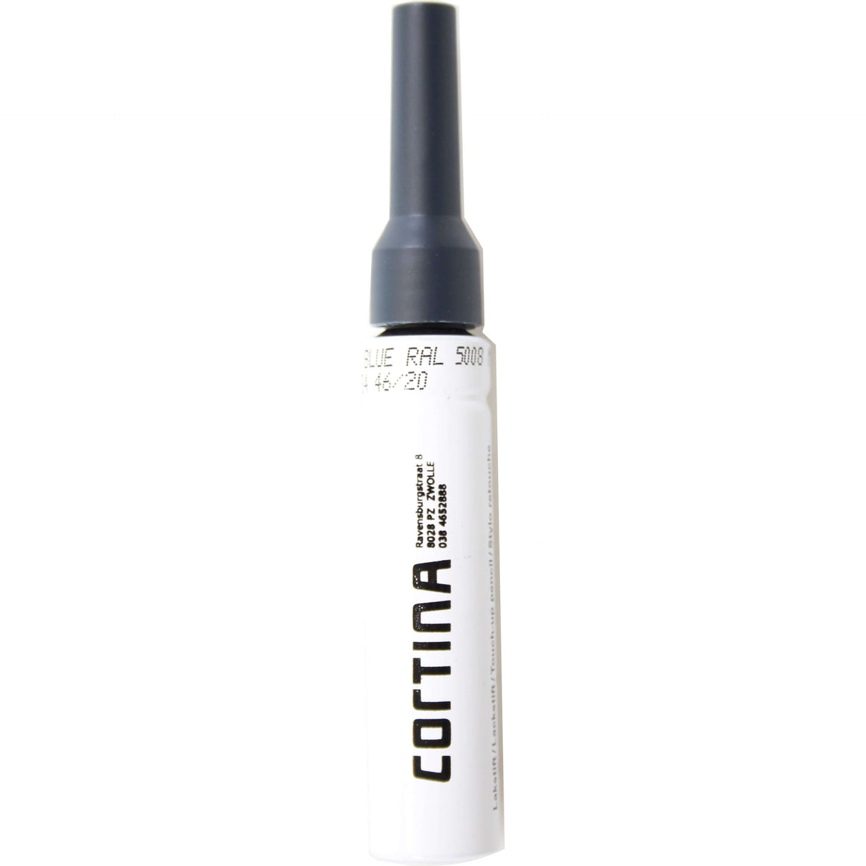 Cortina touch-up paint denim blue RAL 5008 matte