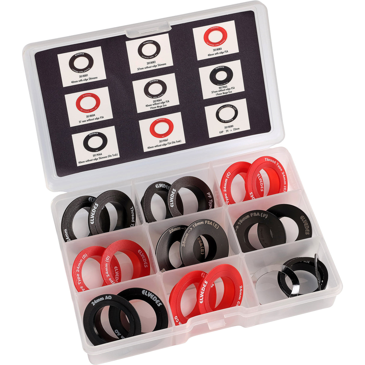 ELVEDES RANGE OF BOTTOM BRACKET CAPS 2019056