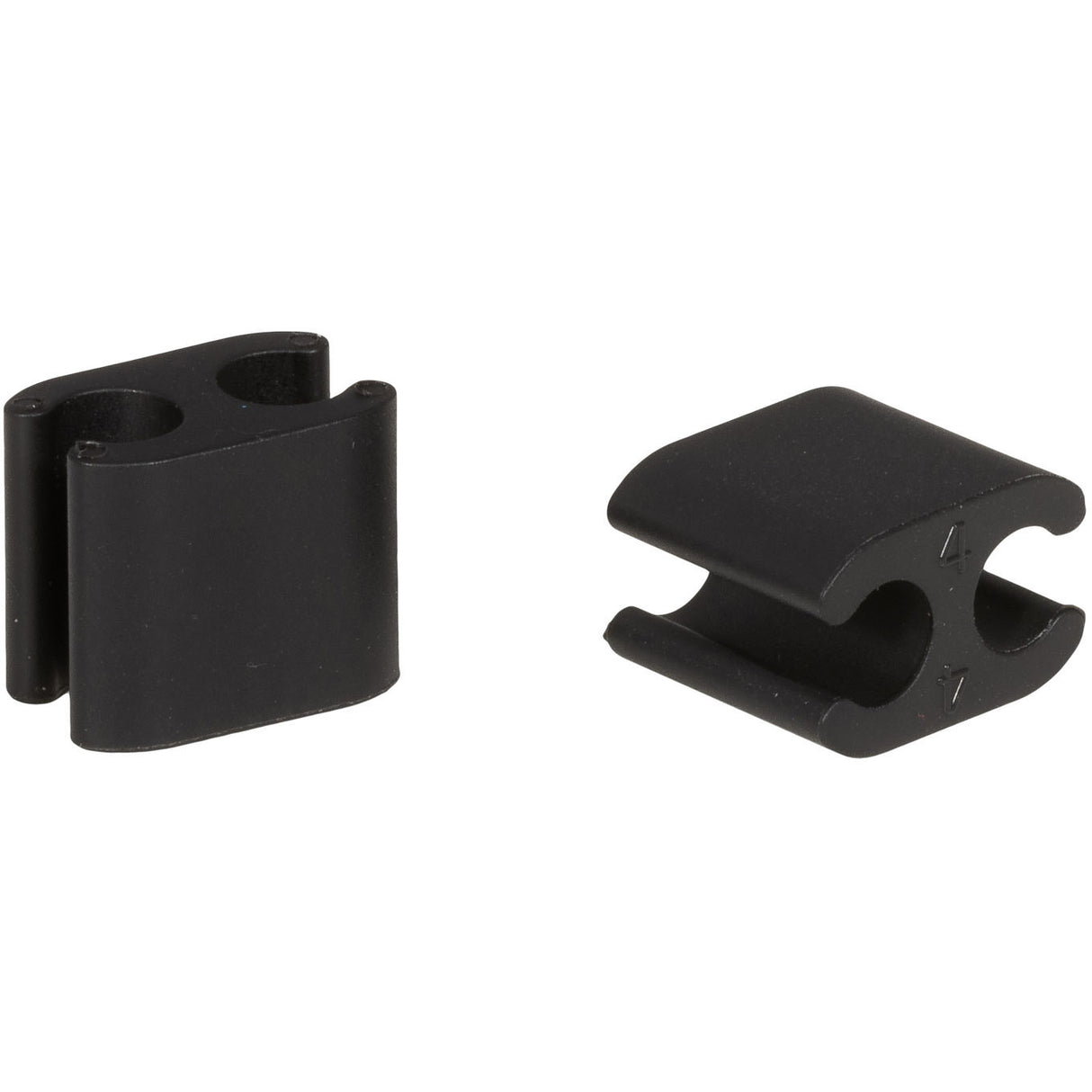 Elvedes Cable clips Duo Black 4.1+5mm plastic (P 10) CP2020103