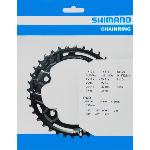 Shimano Blad 36T 11V Deore FC-M5100 96 64MM Y0LB98010