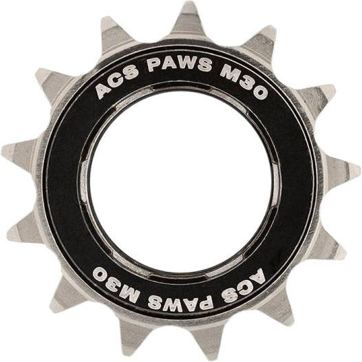 Freewheel 15t 3 32 Paws M30 x 1mm nikkel zwart