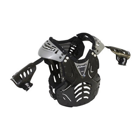 Polisport body protector junior xp-2 black silver black
