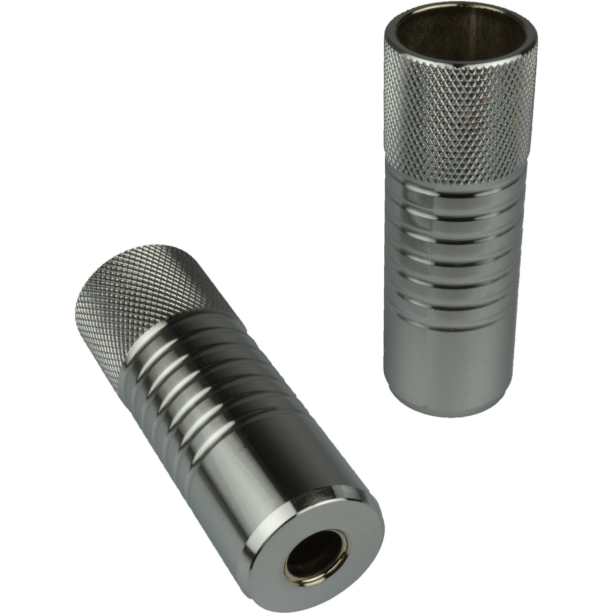 VWP axle pegs bmx 38mm 10 14mm z thread silver (steps)