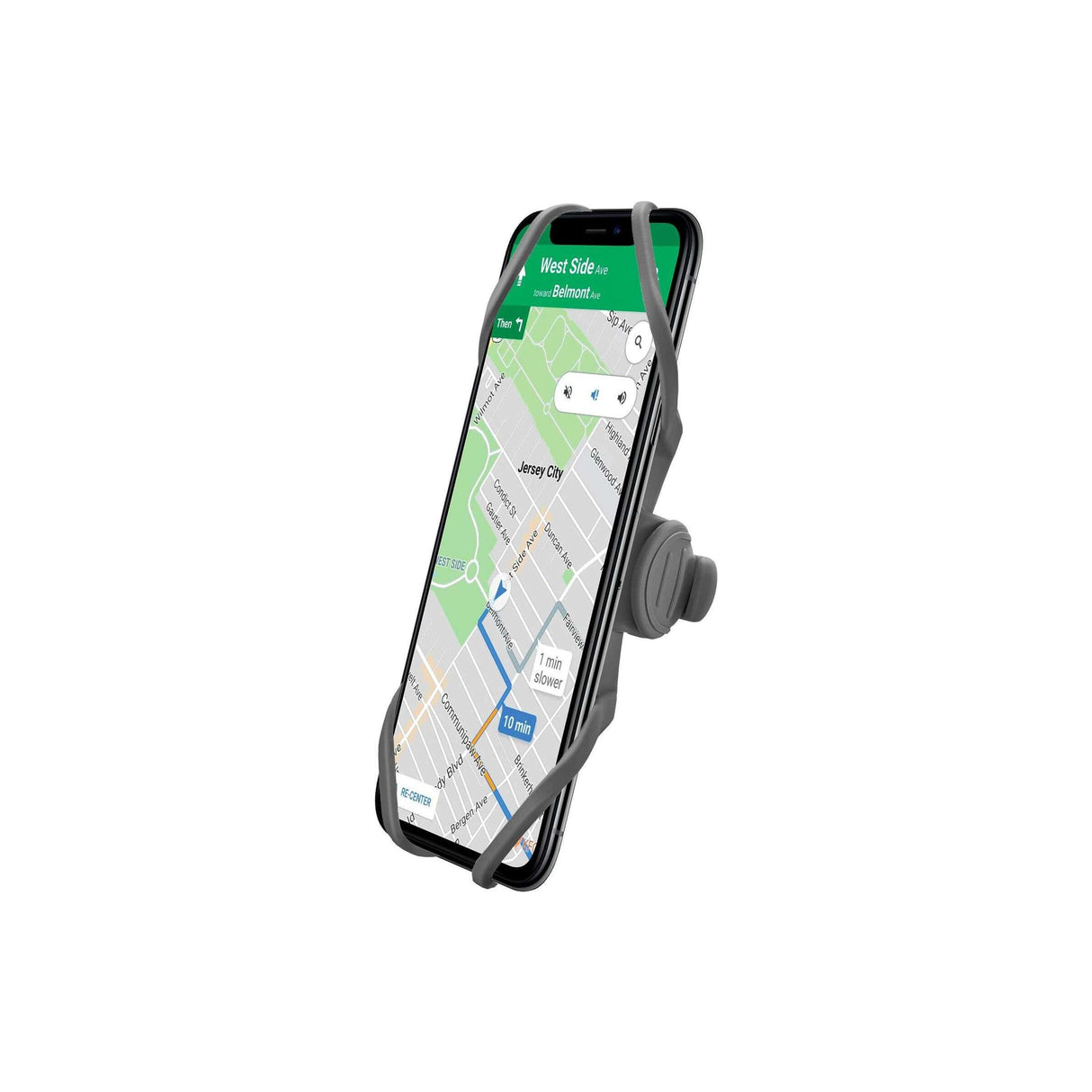 Celly Phone Holder Swipebike Stem Mount Gray