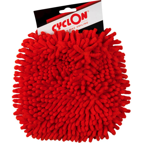 Tvättning av handske mikrofiber röd
