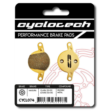 Cyclo tech schijfremblok prodisc metal magura clara