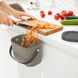 Rotho albula waste separators - organic waste bin - 3.2l - recycled material - cappucino