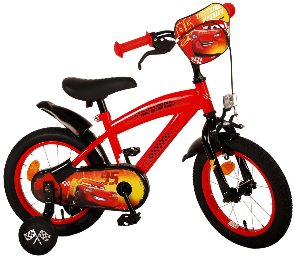 Disney Disney Kinderfiets Jongens 14 inch Rood