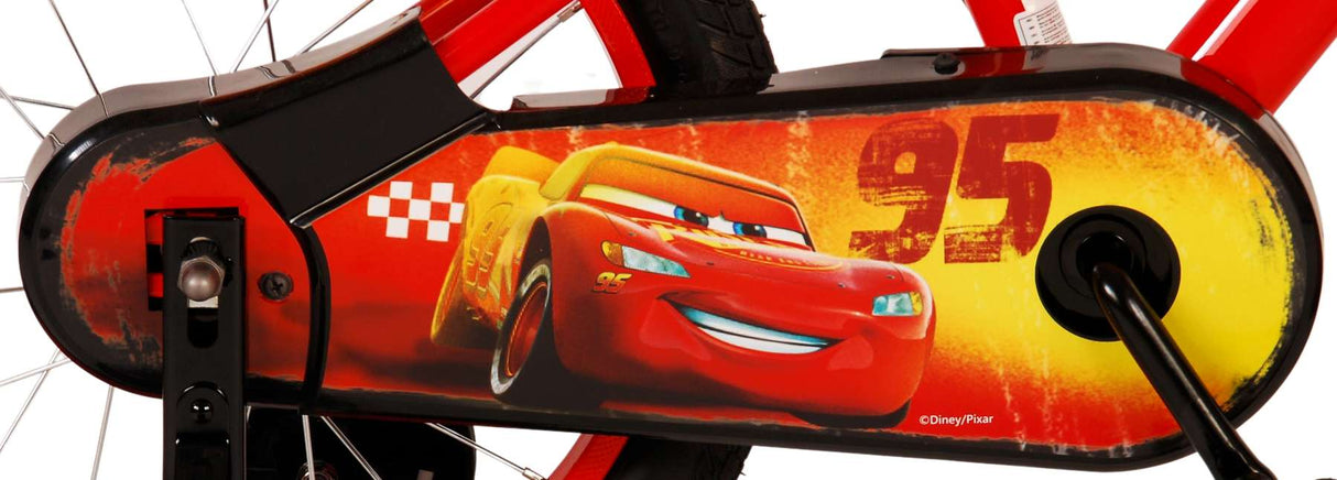 Dětské kolo Disney Cars - chlapci - 16 palců - červená