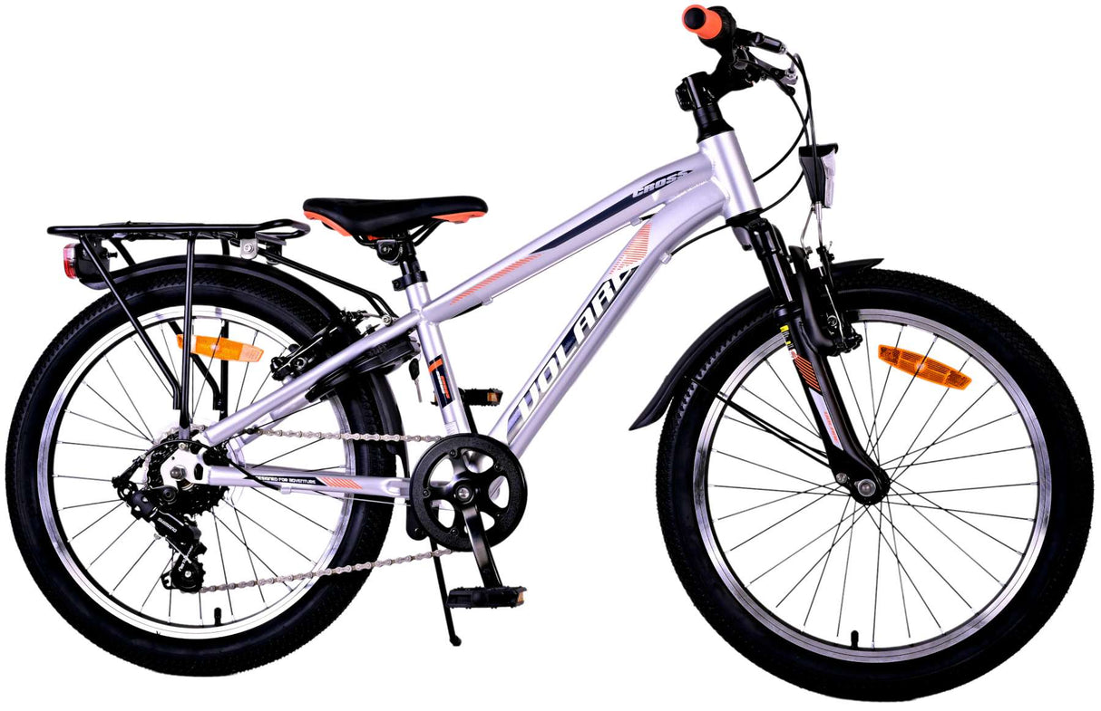 Volare Cross Children's Bike Boys 20 Zoll Silber 6 Zahnräder