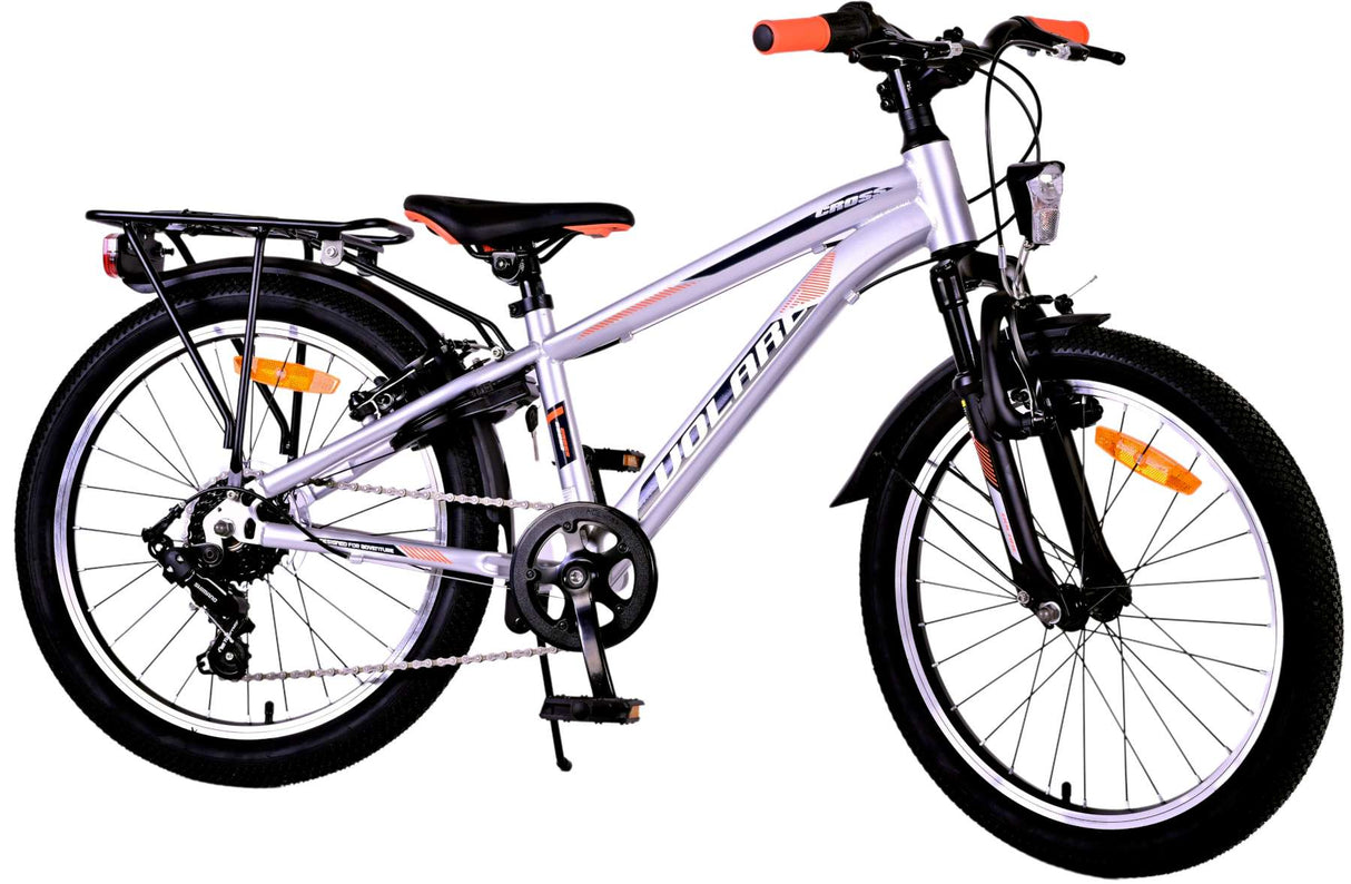 Volare Cross Children's Bike Boys 20 Zoll Silber 6 Zahnräder