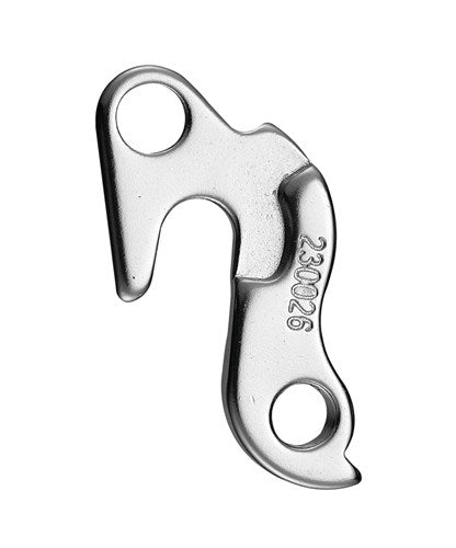 derailleur hanger GH-068 63.8 mm silver