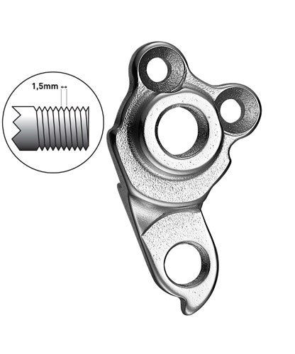 Union derailleur hanger GH-088 with screw set M5x0.8
